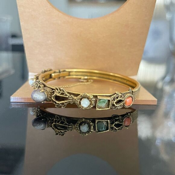 Antique bracelet unmarked - Picture 3 of 5